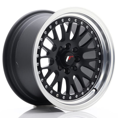 Alu kola Japan Racing JR10 15x8 ET20 4x100/108 Matt Black w/Machined Lip WheelsUp