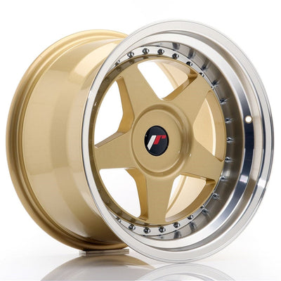 Alu kola Japan Racing JR6 17x10 ET20 BLANK Gold w/Machined Lip WheelsUp