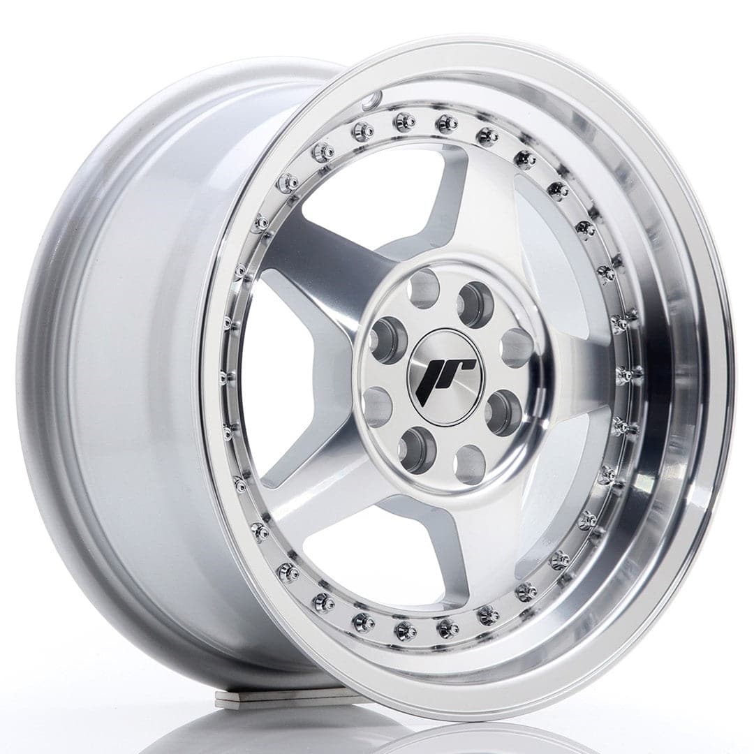 Alu kola Japan Racing JR6 15x7 ET35 4x100 Silver Machined Face WheelsUp