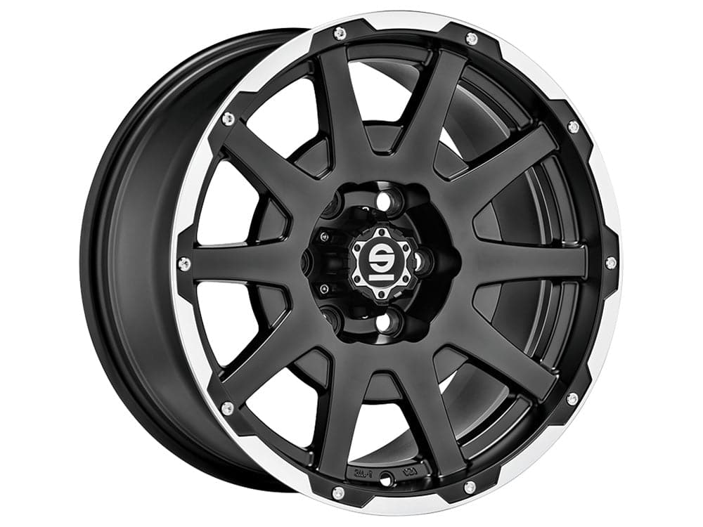 SPARCO DAKAR 8,5x17 6x139,7 ET25 106,1 Matt Black Lip Pol.+Rivets - Wheelsup.cz
