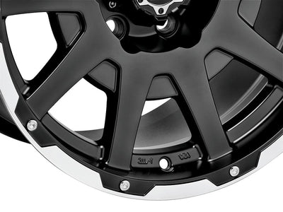 SPARCO DAKAR 8,5x18 6x135 ET0 87,06 Matt Black Lip Pol.+Rivets - Wheelsup.cz