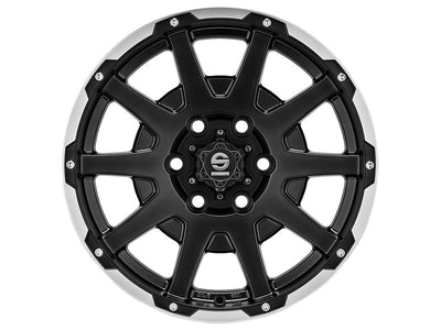 SPARCO DAKAR 8,5x18 6x139,7 ET0 106,1 Matt Black Lip Pol.+Rivets - Wheelsup.cz