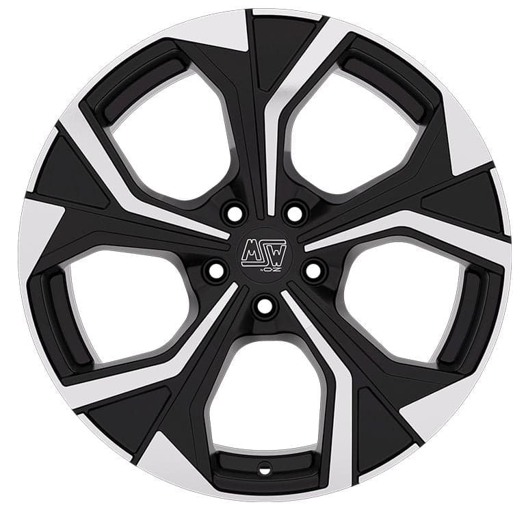 Alu kola MSW 43 7,5x18 5x100 ET46 57,1 černá WheelsUp