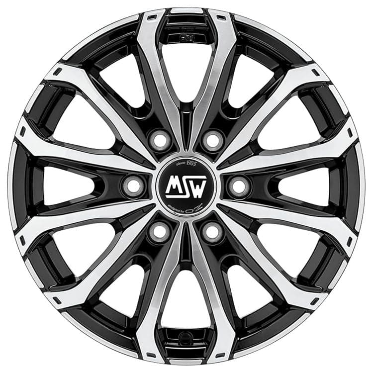Alu kola MSW 48 8x19 5x120 ET45 72,6 černá WheelsUp