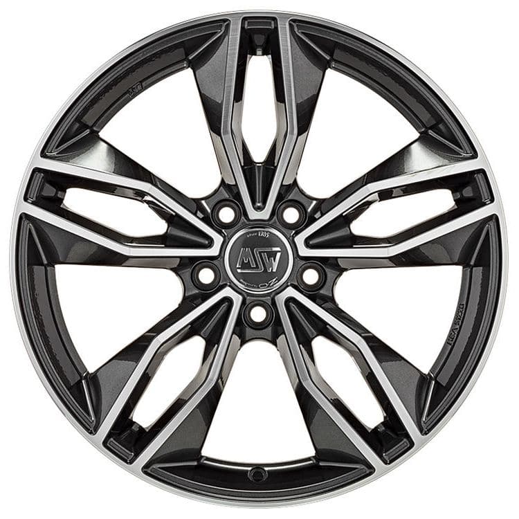 Alu kola MSW 71 7,5x17 5x112 ET50 73 šedá WheelsUp