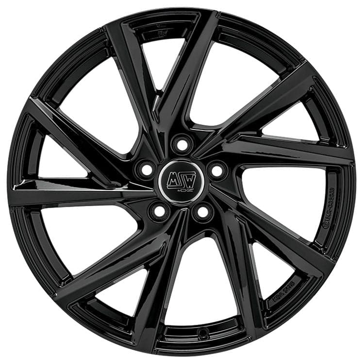 Alu kola MSW 80-5 7x17 5x100 ET46 57,1 černá WheelsUp