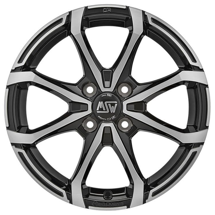 Alu kola MSW X4 7x16 4x108 ET37 63,4 černá WheelsUp