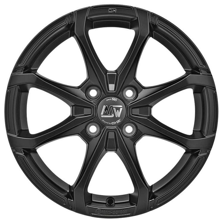 Alu kola MSW X4 6x16 4x100 ET40 63,4 černá WheelsUp