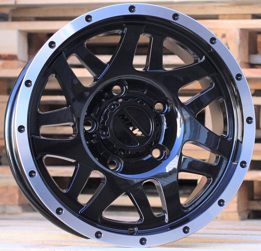 Alu kola Racing Line Q1509 8x15 6x139.7 ET0 černá, Offroad WheelsUp