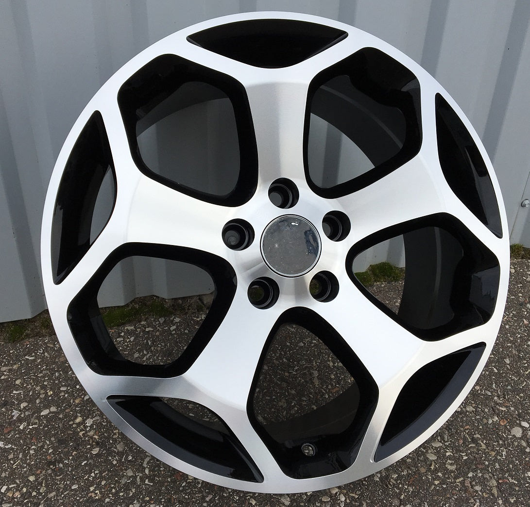 Alu kola Racing Line QC507 7.5x17 5x108 ET50 černá, Ford WheelsUp