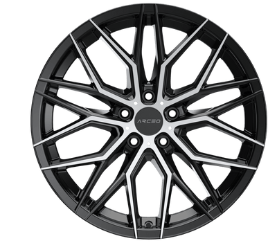 Arceo Valencia 8.5x18 5x120 ET35 Black Diamond - Wheelsup.cz