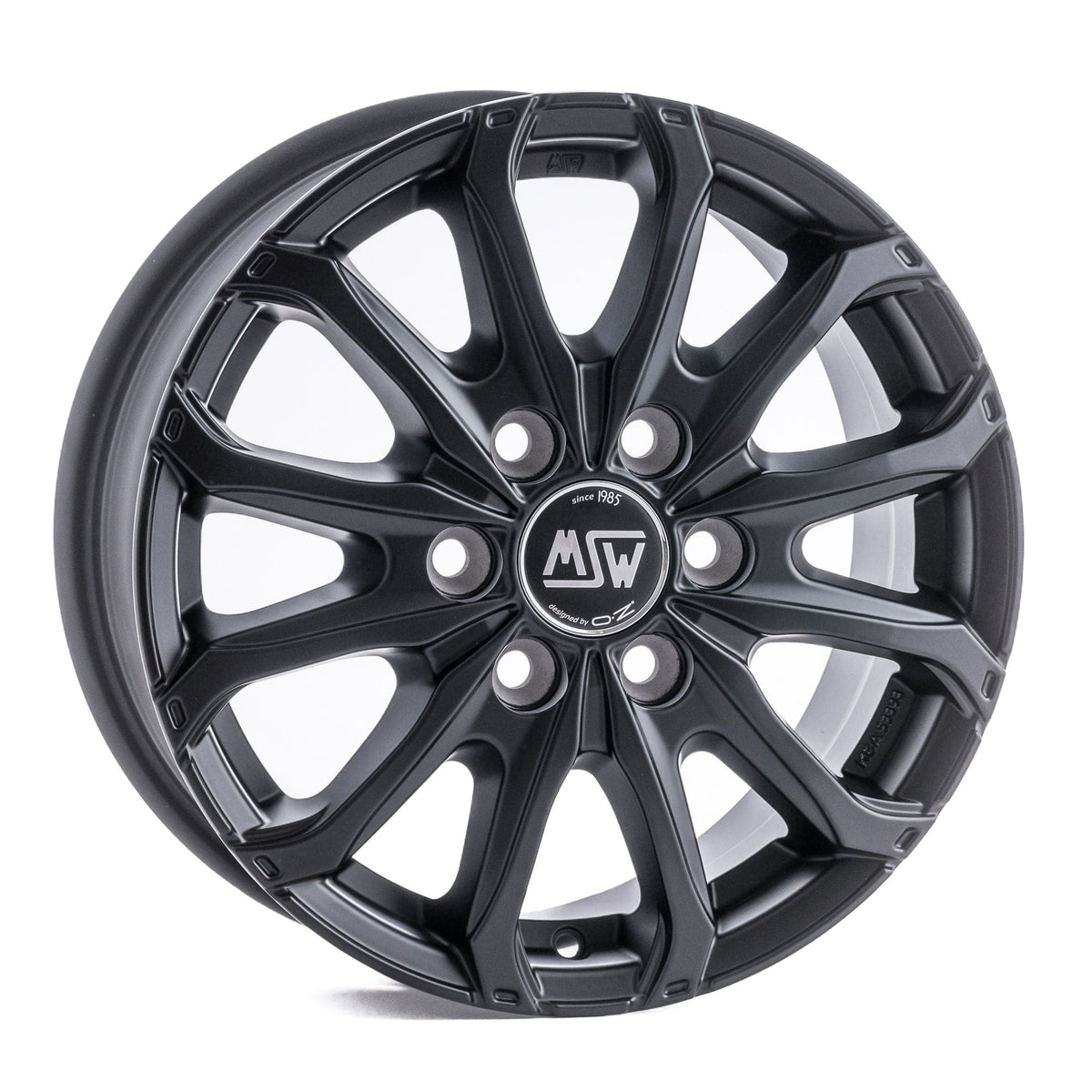 Alu kola MSW 48 VAN 6,5x16 5x130 ET55 89,1 černá WheelsUp